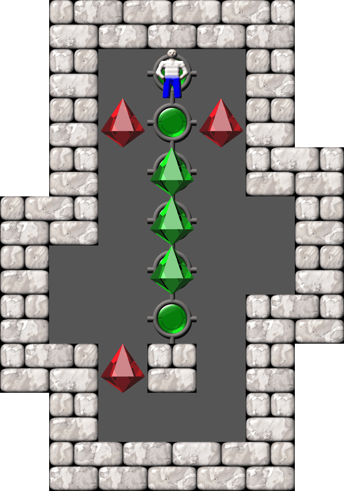 Sokoban Fibonacci Challenge level 2